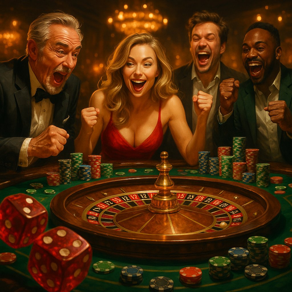 Ilustrasi pemain merayakan kemenangan sportsbook di arenavip88