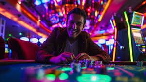 Layar permainan slot online arenavip88 dengan grafik berwarna cerah dan ikon jackpot